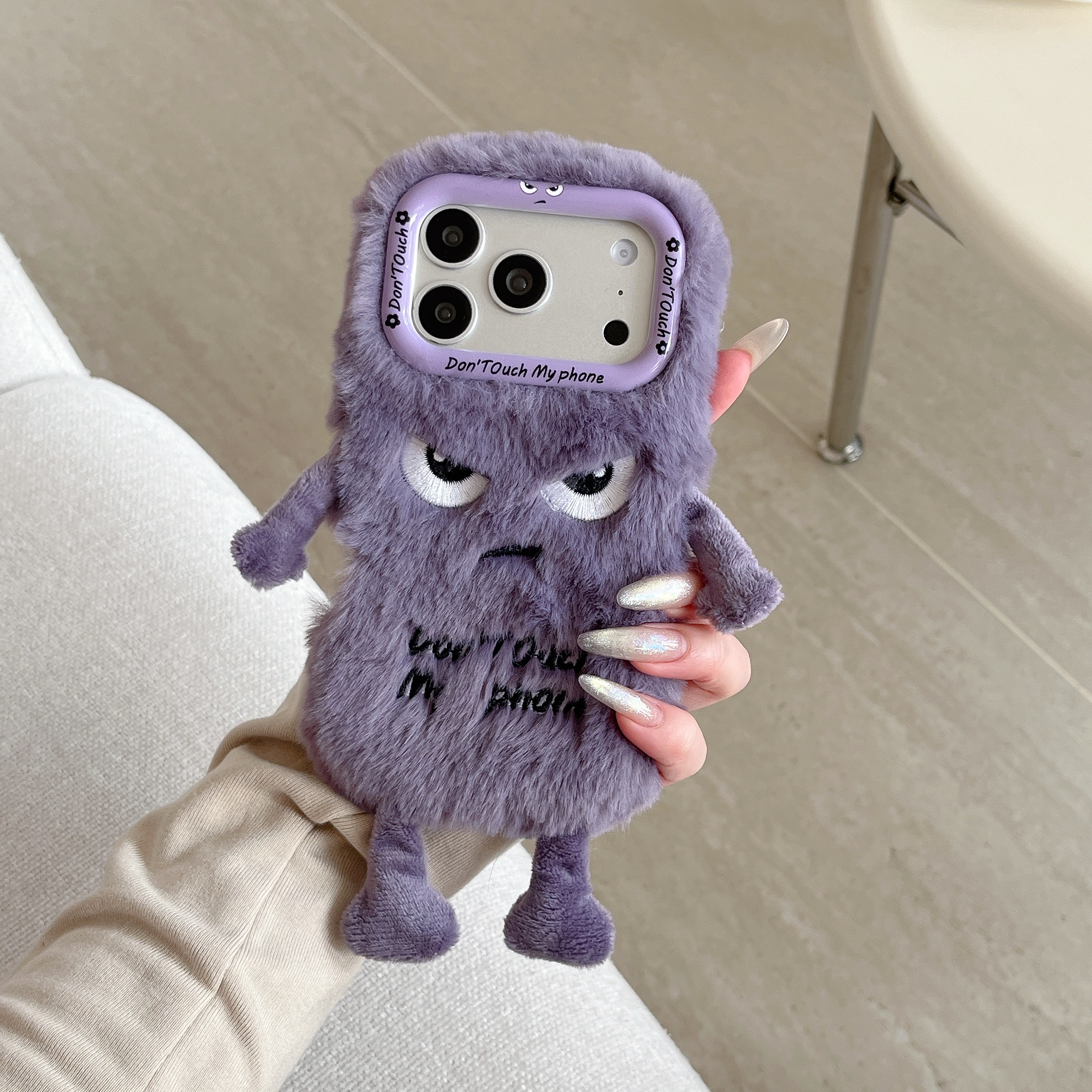 Cute Plush Phone Case with Qui - Phone Cases Iphone 15 Pro Max ulasan dan harga