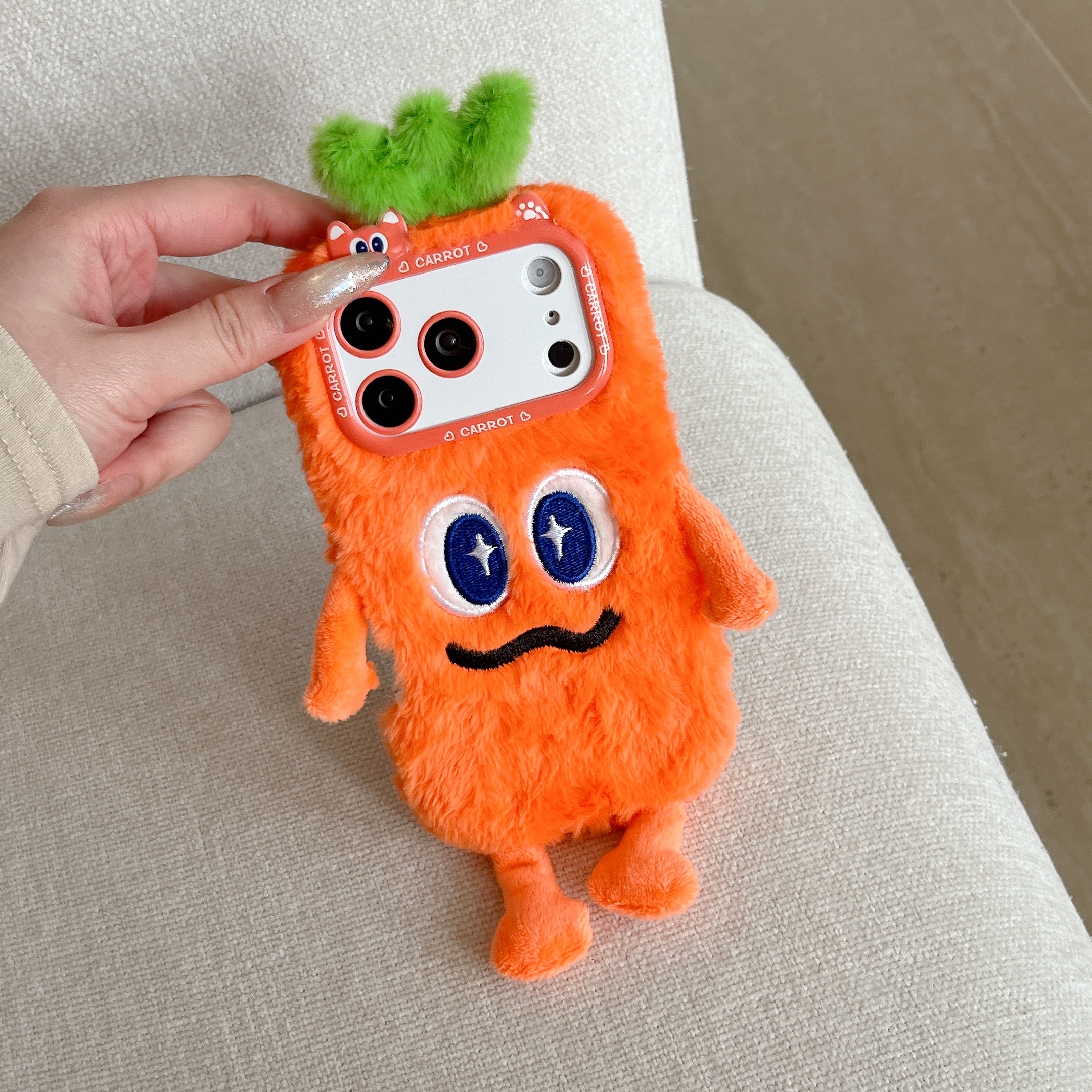 Cute Plush Phone Case with Qui - Phone Cases Iphone 15 Pro Max ulasan dan harga