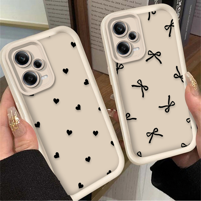 Black Love Heart Bowknot Phone - Phone Cases Xiaomi 14 ulasan dan harga