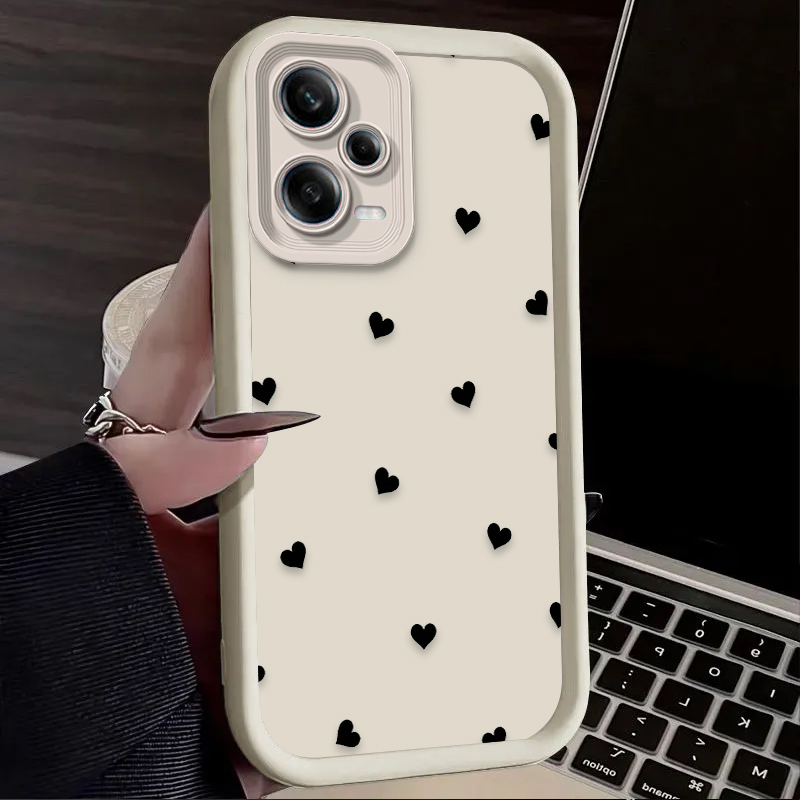 Black Love Heart Bowknot Phone - Phone Cases Xiaomi 14 ulasan dan harga