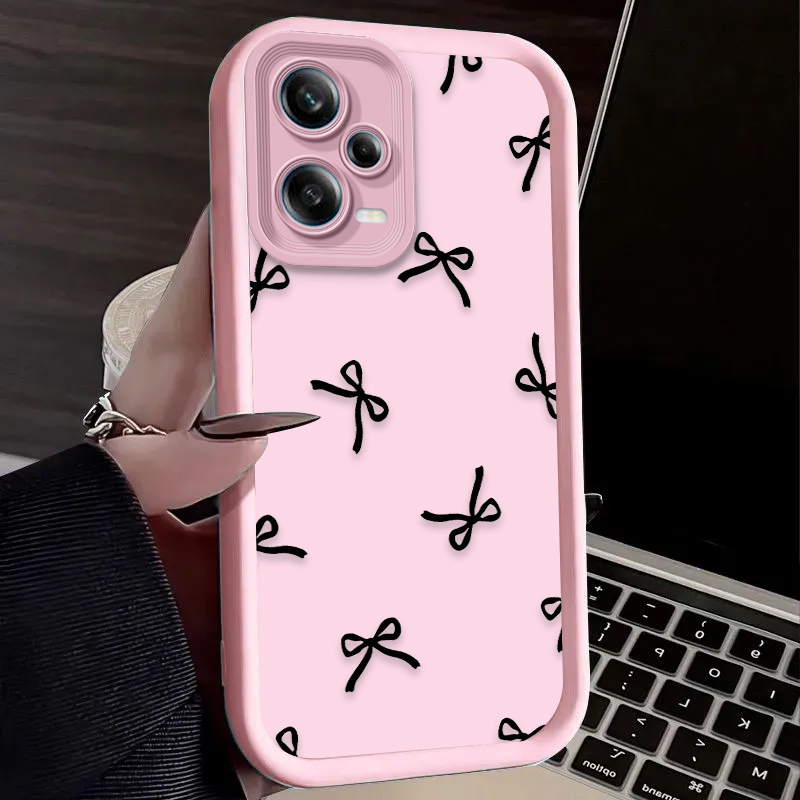 Black Love Heart Bowknot Phone - Phone Cases Xiaomi 14 ulasan dan harga