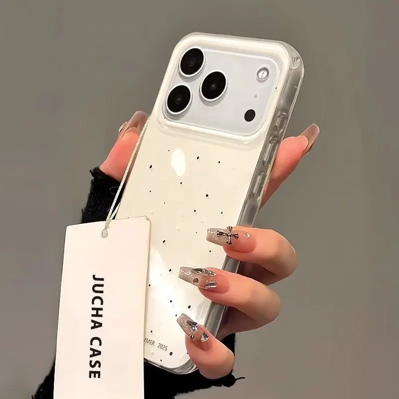Korean INS Splashing Ink Polka - Phone Cases For Girls ulasan dan harga