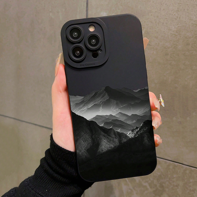 Black Mountain INS Design Sili - Phone Cases Xiaomi 14 ulasan dan harga