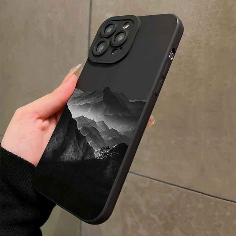 Black Mountain INS Design Sili - Phone Cases Xiaomi 14 ulasan dan harga