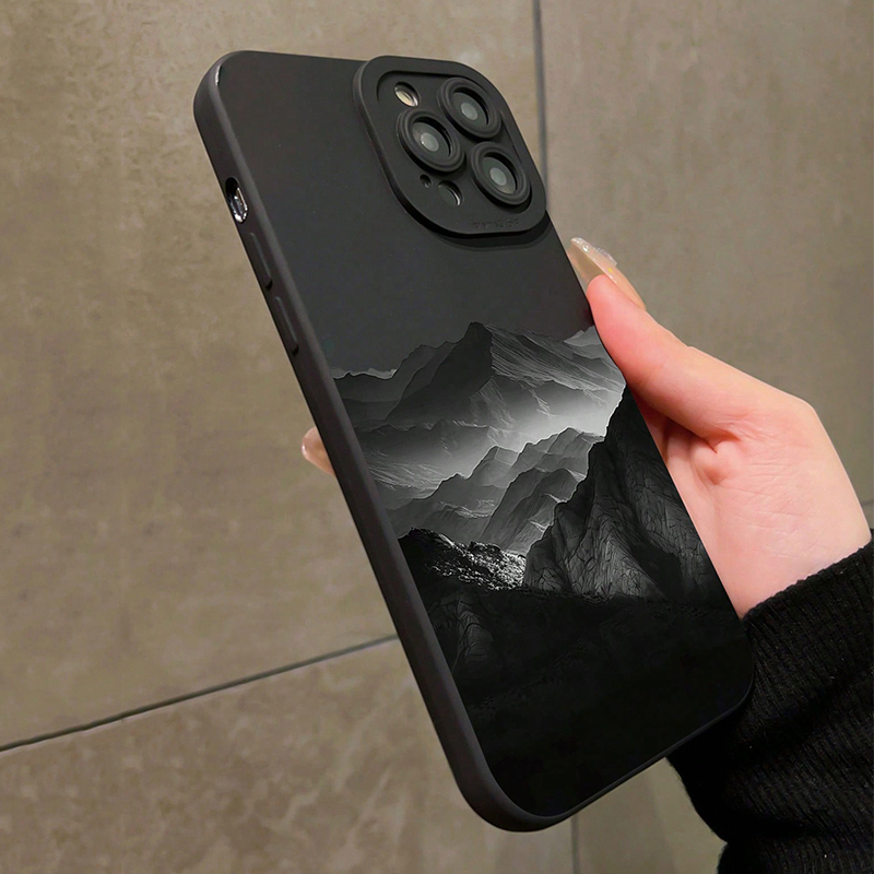 Black Mountain INS Design Sili - Phone Cases Xiaomi 14 ulasan dan harga