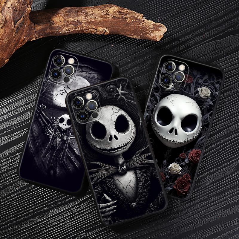 Jack Skellington Black Art Dis - Phone Cases Iphone 15 Pro Max ulasan dan harga