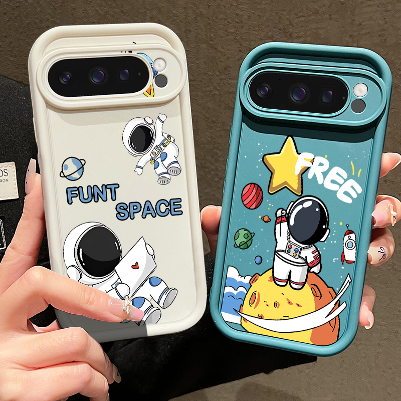 Cartoon Astronaut Print TPU Ph - Phone Cases Google Pixel 10 Pro ulasan dan harga