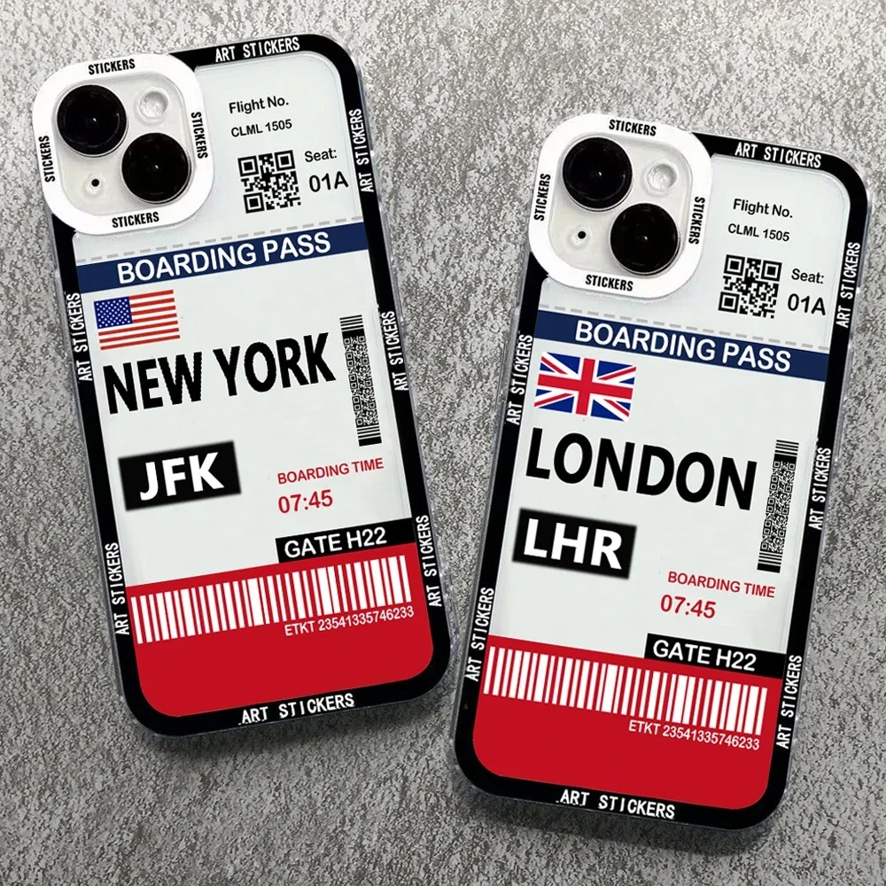 World City Travel Ticket Label - Phone Cases York ulasan dan harga