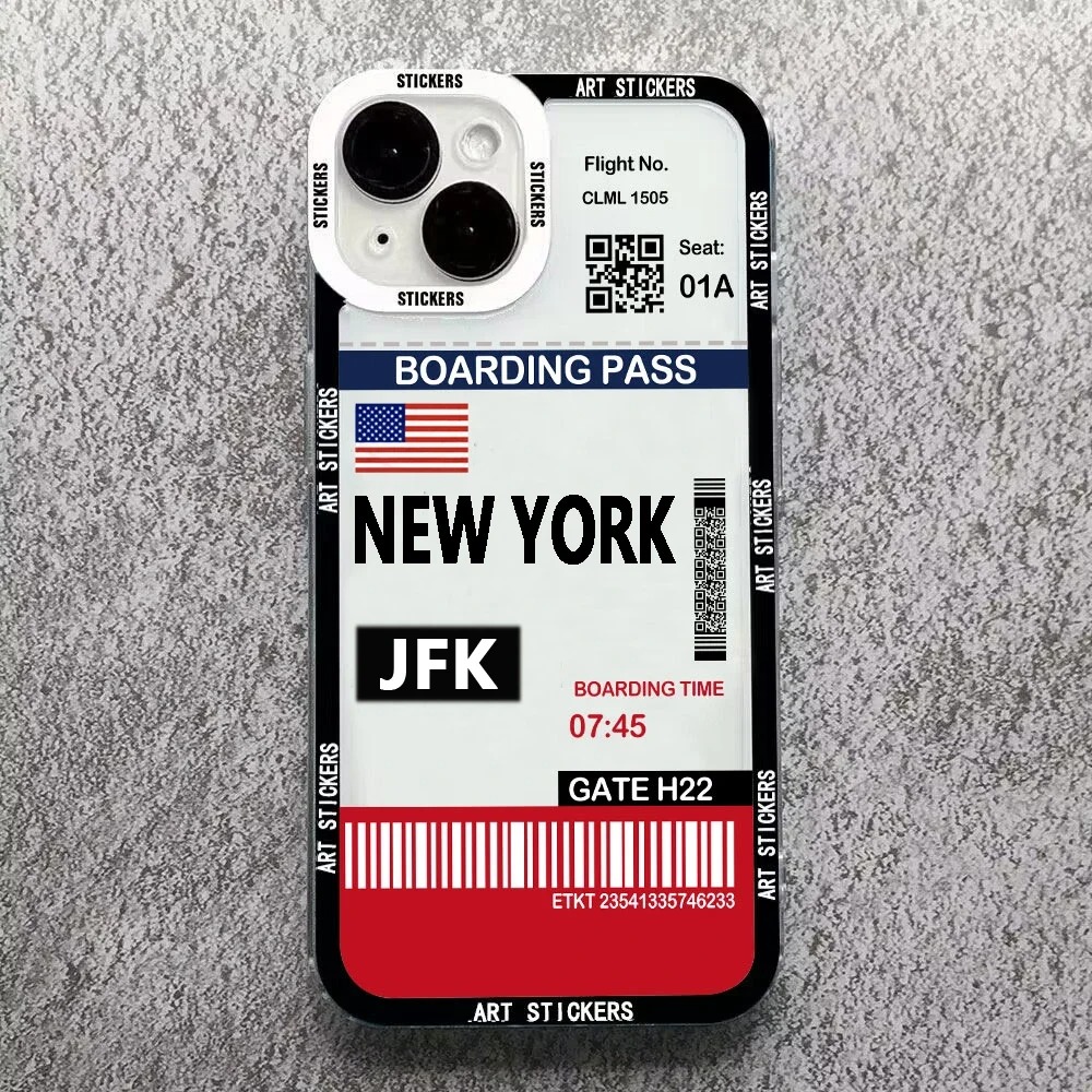 World City Travel Ticket Label - Phone Cases York ulasan dan harga