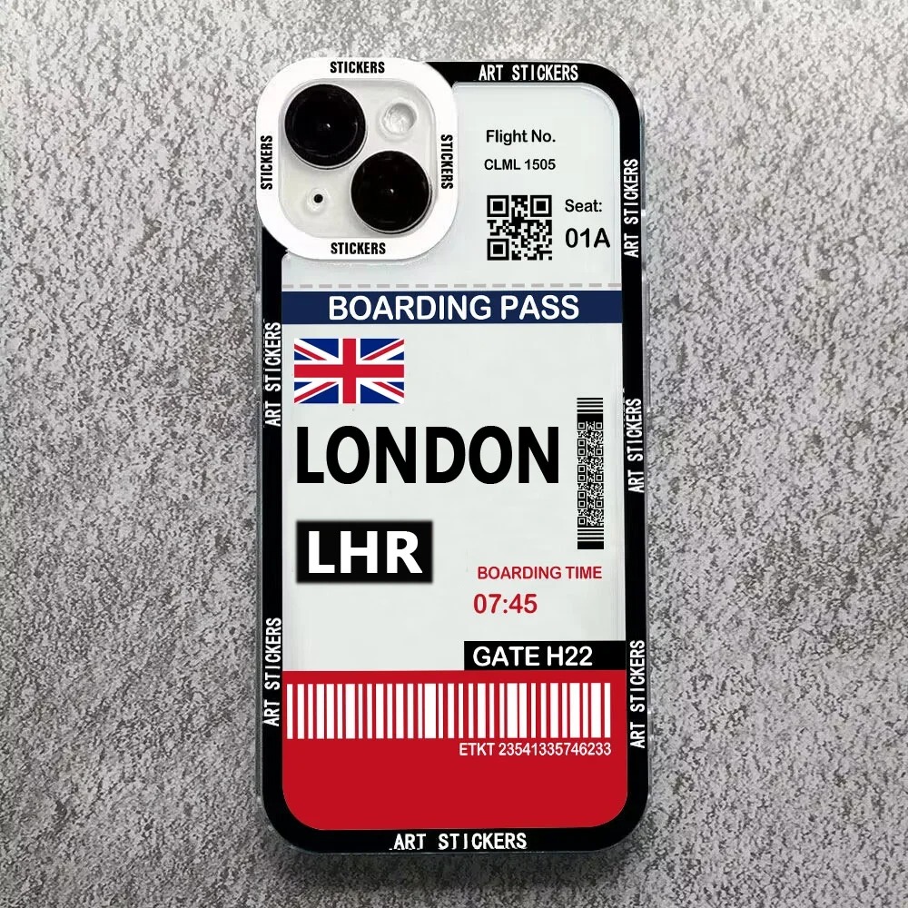 World City Travel Ticket Label - Phone Cases York ulasan dan harga