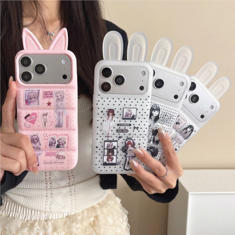 Japanese Y2K Cute Bunny Ear Ph - Phone Cases For Girls ulasan dan harga