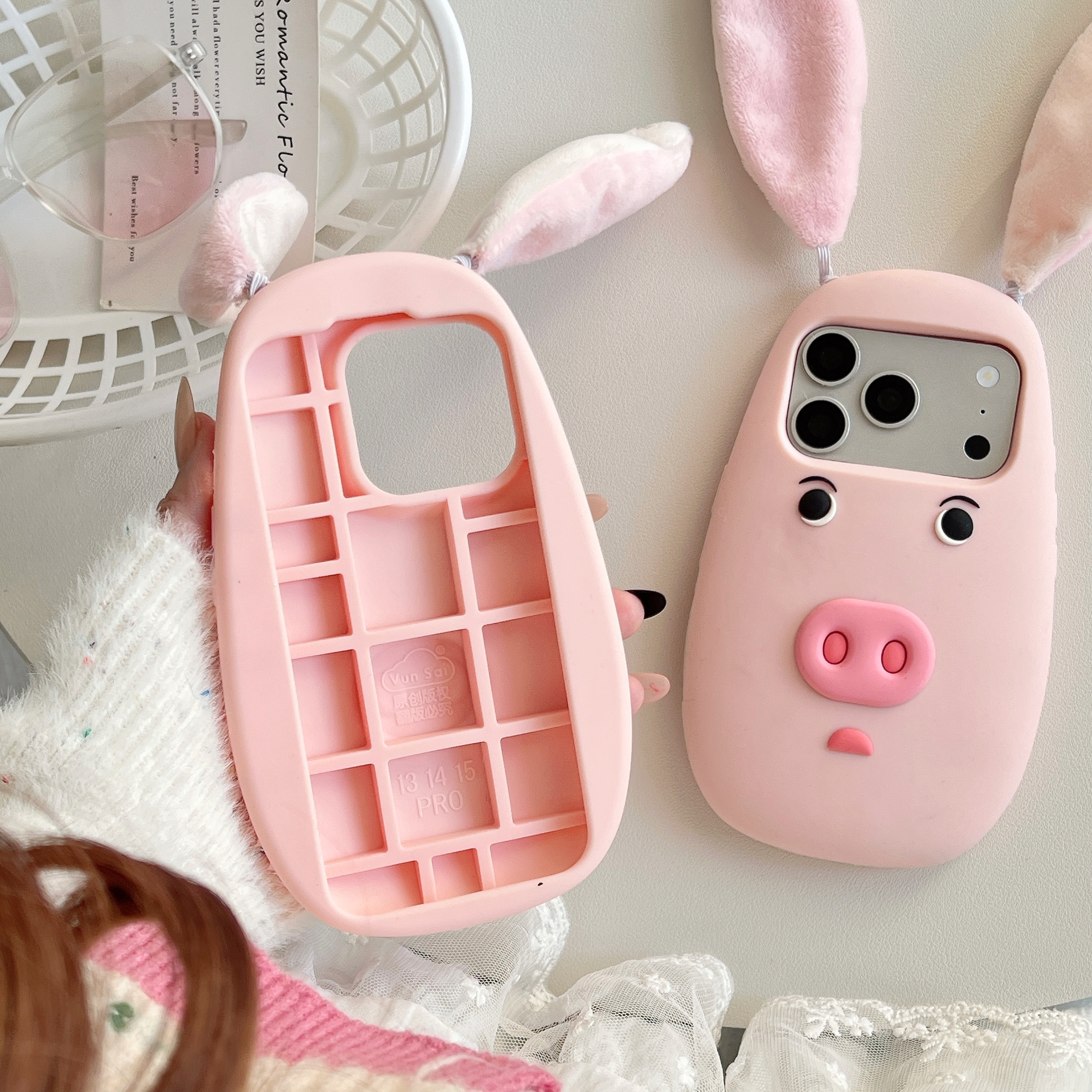 Cute Cartoon Funny Pig Soft Si - Phone Cases Ugly ulasan dan harga